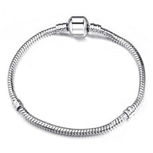 Load image into Gallery viewer, Original Silver Plated Charm Bracelet Rose Gold Snake Chain Fit Pandora Basic Bracelets For Women Charms Beads DIY Jewelry 2019