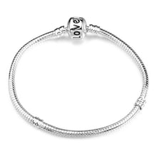 Load image into Gallery viewer, Original Silver Plated Charm Bracelet Rose Gold Snake Chain Fit Pandora Basic Bracelets For Women Charms Beads DIY Jewelry 2019