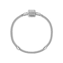 Load image into Gallery viewer, Original Silver Plated Charm Bracelet Rose Gold Snake Chain Fit Pandora Basic Bracelets For Women Charms Beads DIY Jewelry 2019