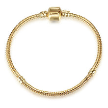 Load image into Gallery viewer, Original Silver Plated Charm Bracelet Rose Gold Snake Chain Fit Pandora Basic Bracelets For Women Charms Beads DIY Jewelry 2019