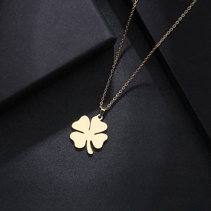 CACANA Stainless Steel Sets For Women Clover Shape Necklace Bracelets Earrings For Women Lover's Engagement Jewelry S79