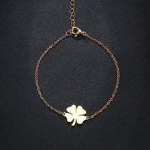 Load image into Gallery viewer, CACANA Stainless Steel Sets For Women Clover Shape Necklace Bracelets Earrings For Women Lover&#39;s Engagement Jewelry S79