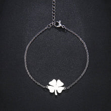 Load image into Gallery viewer, CACANA Stainless Steel Sets For Women Clover Shape Necklace Bracelets Earrings For Women Lover&#39;s Engagement Jewelry S79