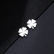 Load image into Gallery viewer, CACANA Stainless Steel Sets For Women Clover Shape Necklace Bracelets Earrings For Women Lover&#39;s Engagement Jewelry S79