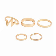 Load image into Gallery viewer, 2018 new fashion popular ECG women&#39;s ring 5 piece set ring wholesaleWomen Wedding Rings For